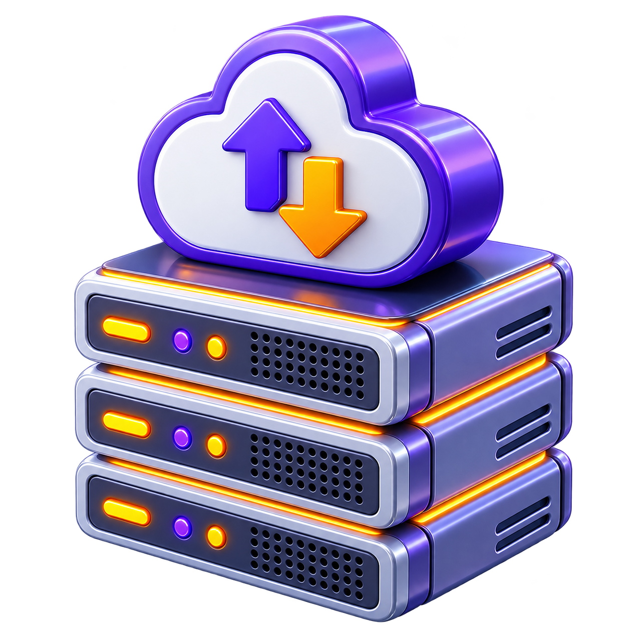 Website hosting server icon