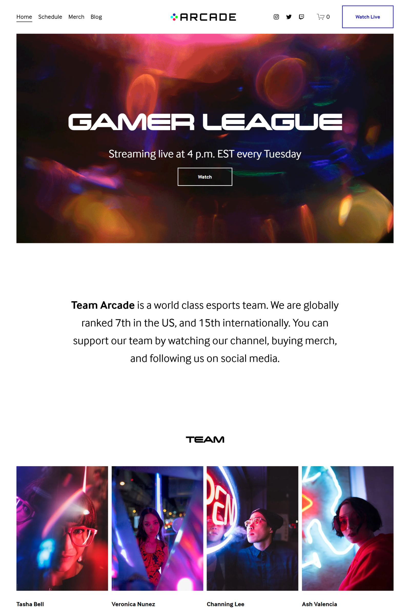 Squarespace website design background example by Emma Websites