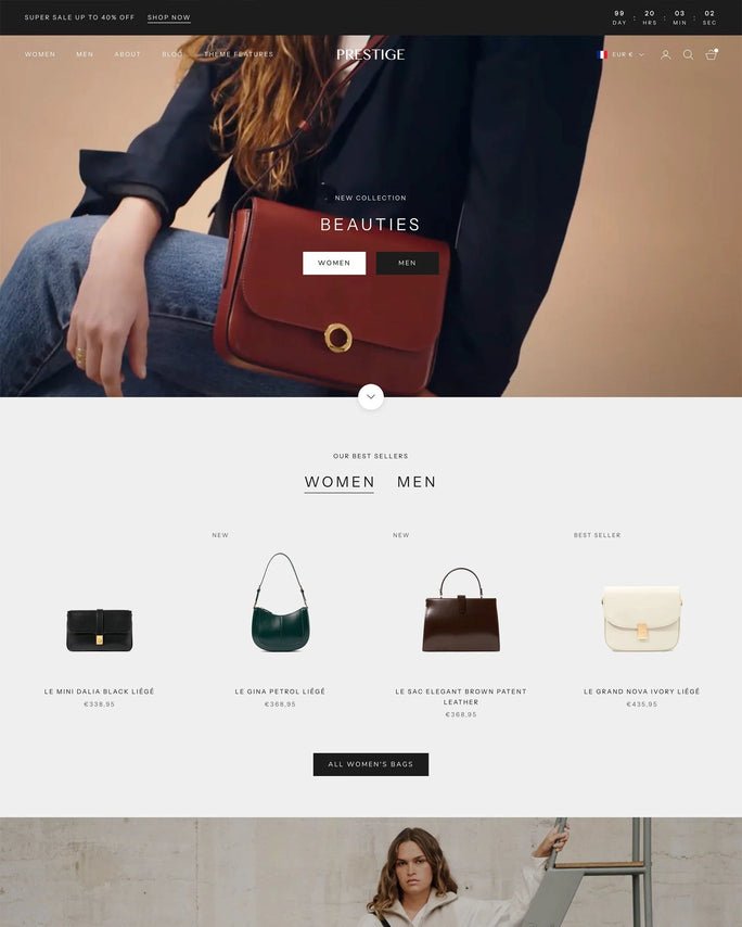 Shopify website design sample 10