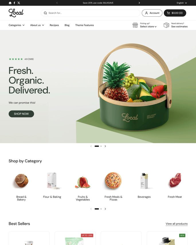Shopify website design sample 11