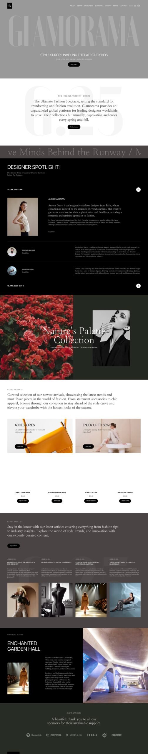 WordPress website design sample 7