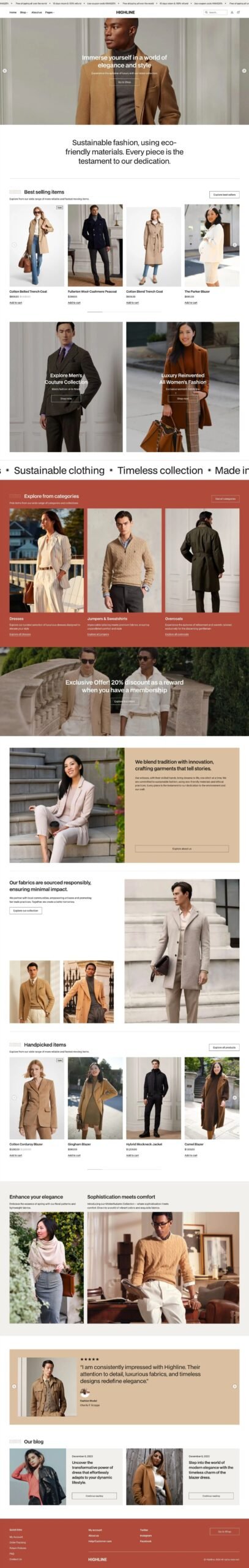 WordPress website design sample 8