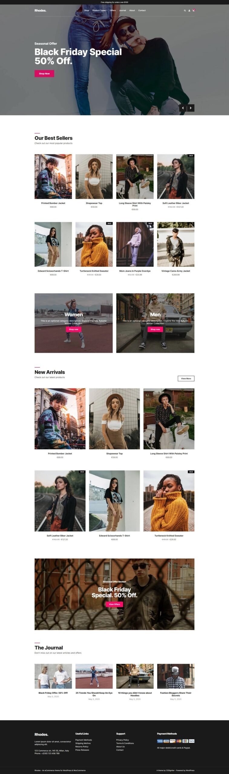 WordPress website design sample 2