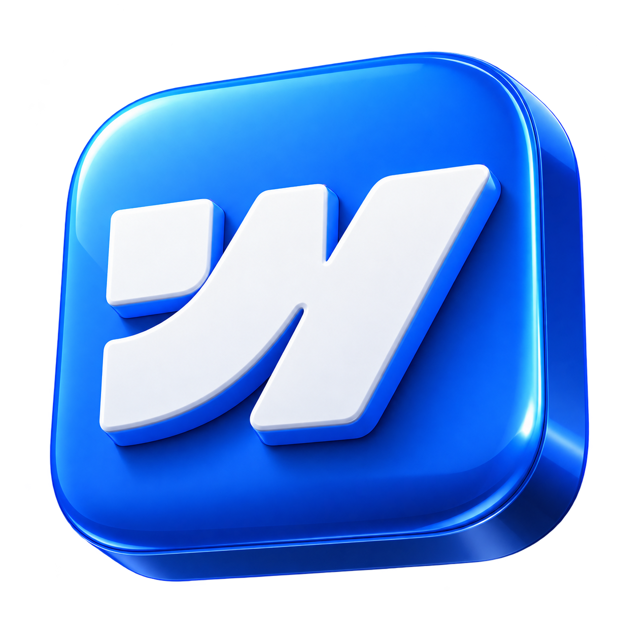 Webflow 3D logo icon