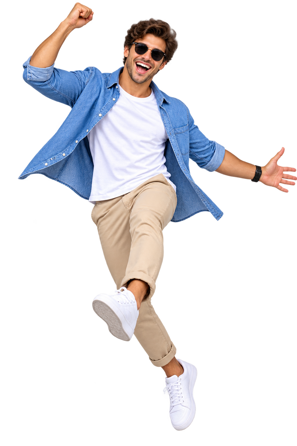 Model representing a modern WordPress website experience